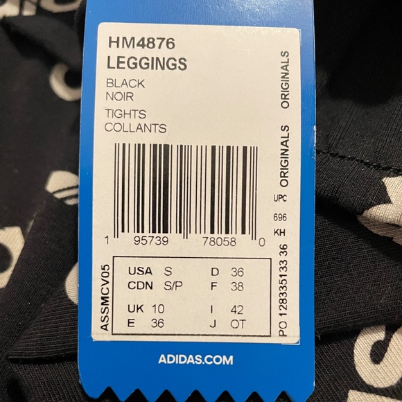 Brand New Adidas Originals 'Logomania' Repeat Logo Leggings - Picture 13 of 14